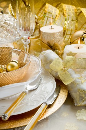 Décoration de table pour Noël