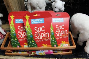 Sac à sapin de Noël Handicap international