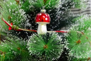 Sapin de Noël en fibre optique