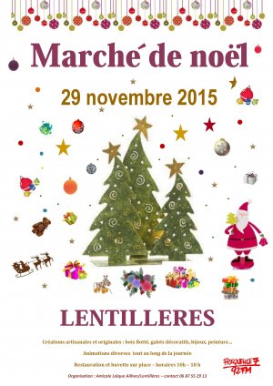 Marché de Noël à Lentillères Marché de Noël à Lentillères