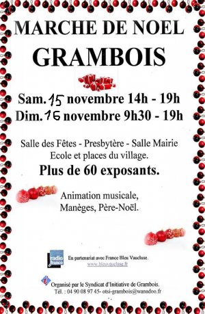 Marché de Noël à Grambois Marché de Noël à Grambois