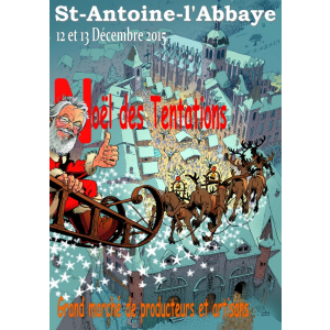 Marché de Noël à St Antoine L Abbaye