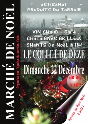 Marché de Noël à Le Collet-de-Dèze Marché de Noël à Le Collet-de-Dèze