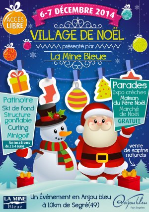 Village de Noël à la Mine Bleue - Noyant-la-Gravoyère Village de Noël à la Mine Bleue - Noyant-la-Gravoyère
