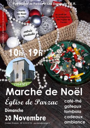 Marché de Noël à Parzac 